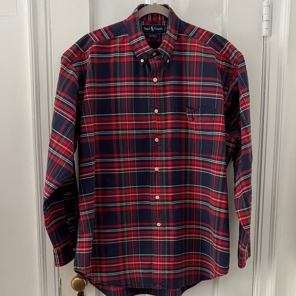 Ralph Lauren Other - Ralph Lauren Classic Big Shirt in Red and Blue plaid